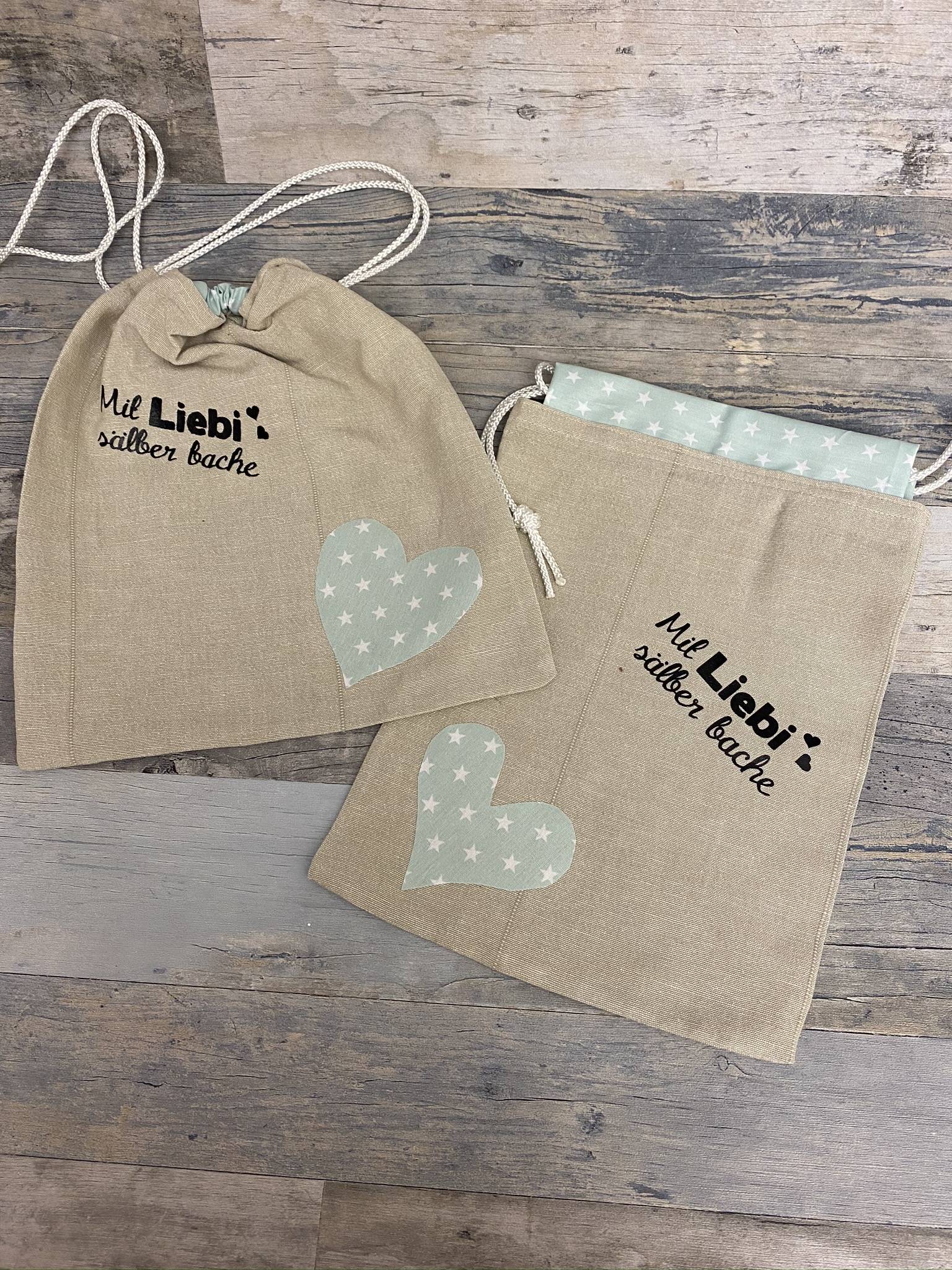 Brotsack Leine Mit Liebe selber gebacken